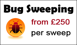 Bug Sweeping Cost in Chadderton